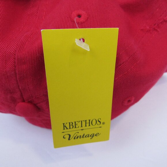 KB Ethos Vintage Future President Embroidered Red Cap Youth Adjustable - Picture 11 of 11